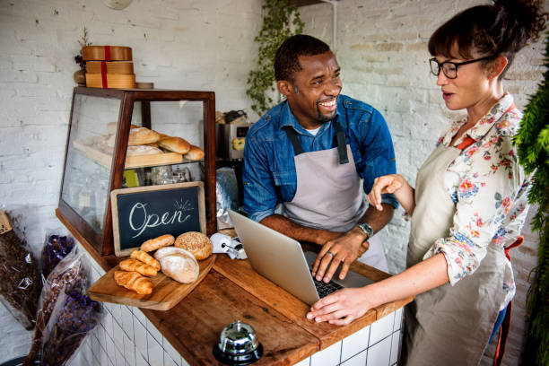 Couple partnership the bakehouse with e-busness online